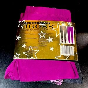 VIGOSS 2-Pack Leggings-Size 10/12